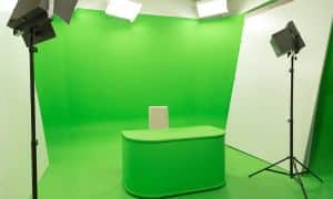 Green screen video studio